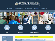 Tablet Screenshot of bethlehemnh.org